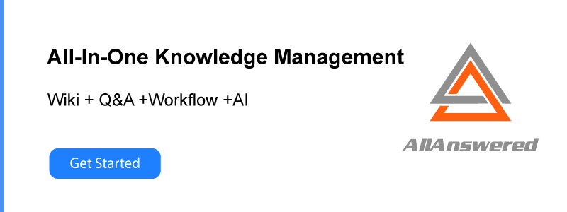 allanswered knowledge management