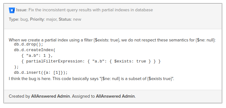 Integration setup