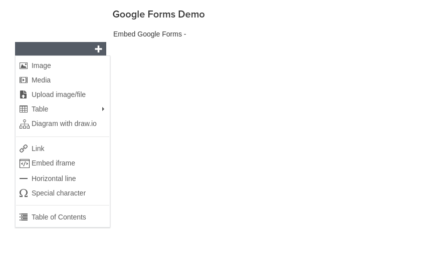 Integration setup